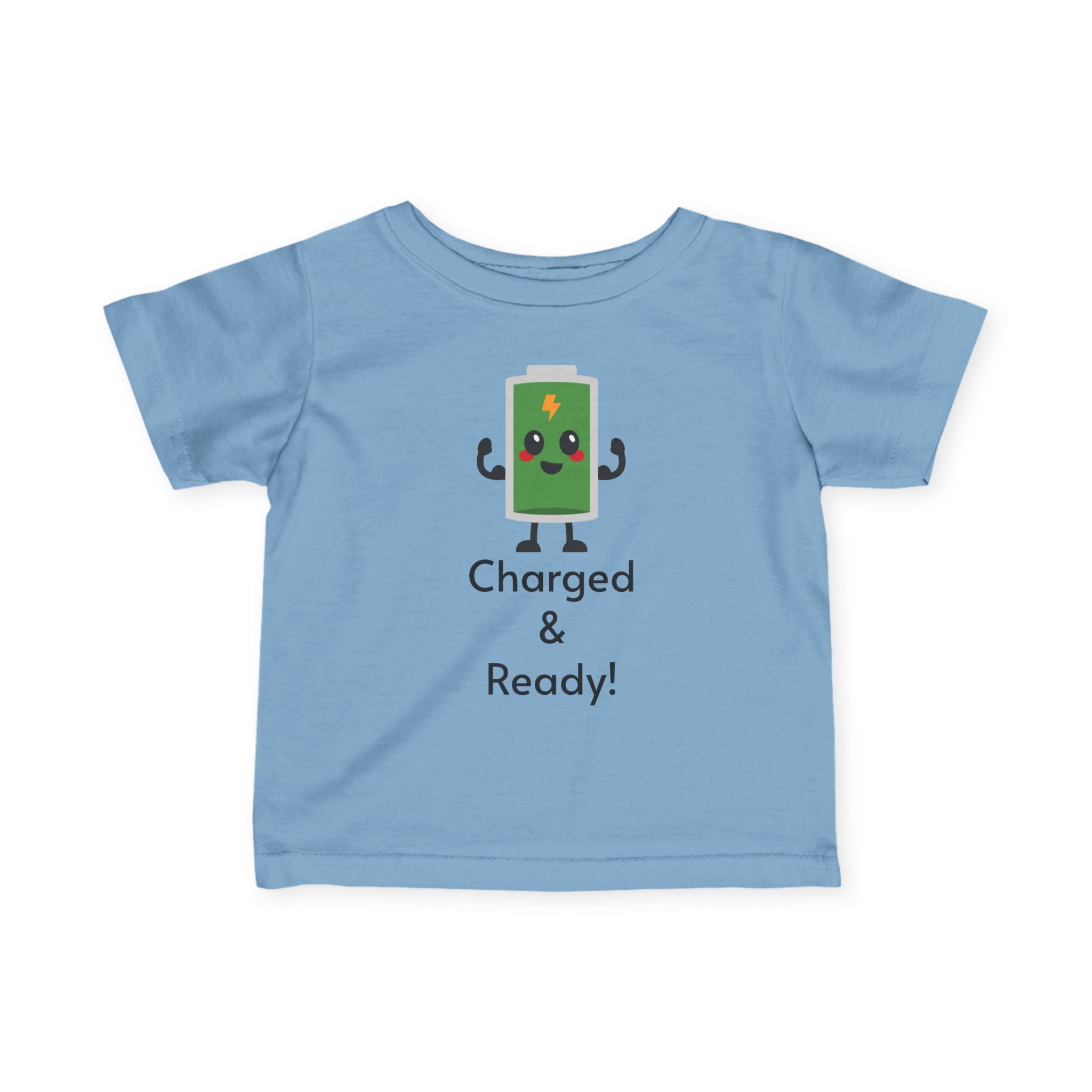 Cute Battery Power Baby Shirt | New Dad & Mom Gift Idea