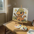 Dino Explorer DIY Paint Kit | Dinosaur & Safari Canvas Art for Kids