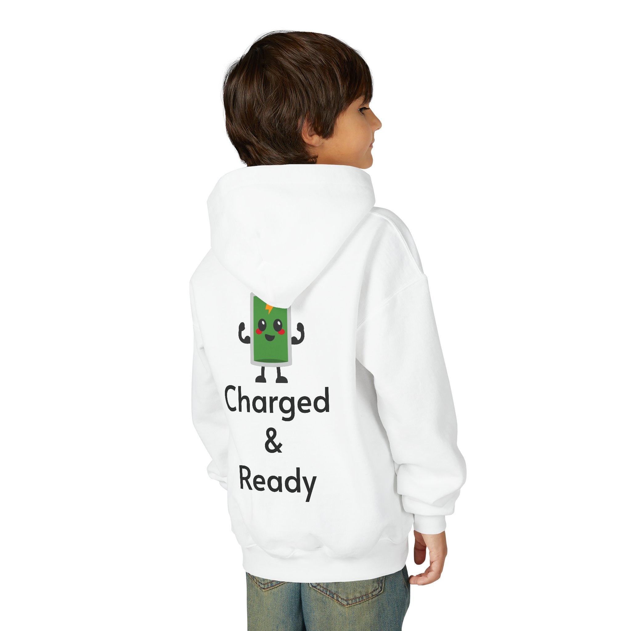 Charged & Drained Mommy and Me Hoodies