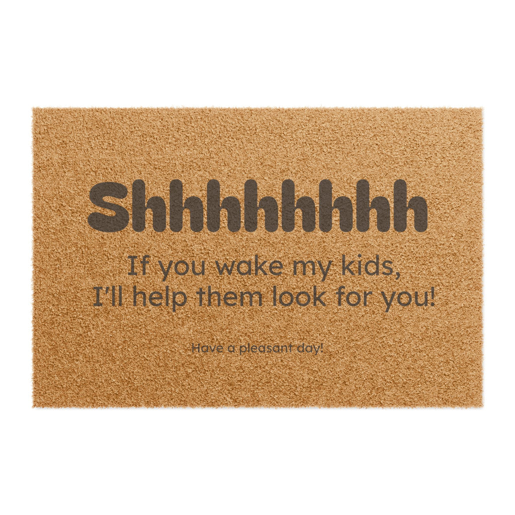 Shhh Sleeping Kids Doormat | New Parent & Baby Shower Gift
