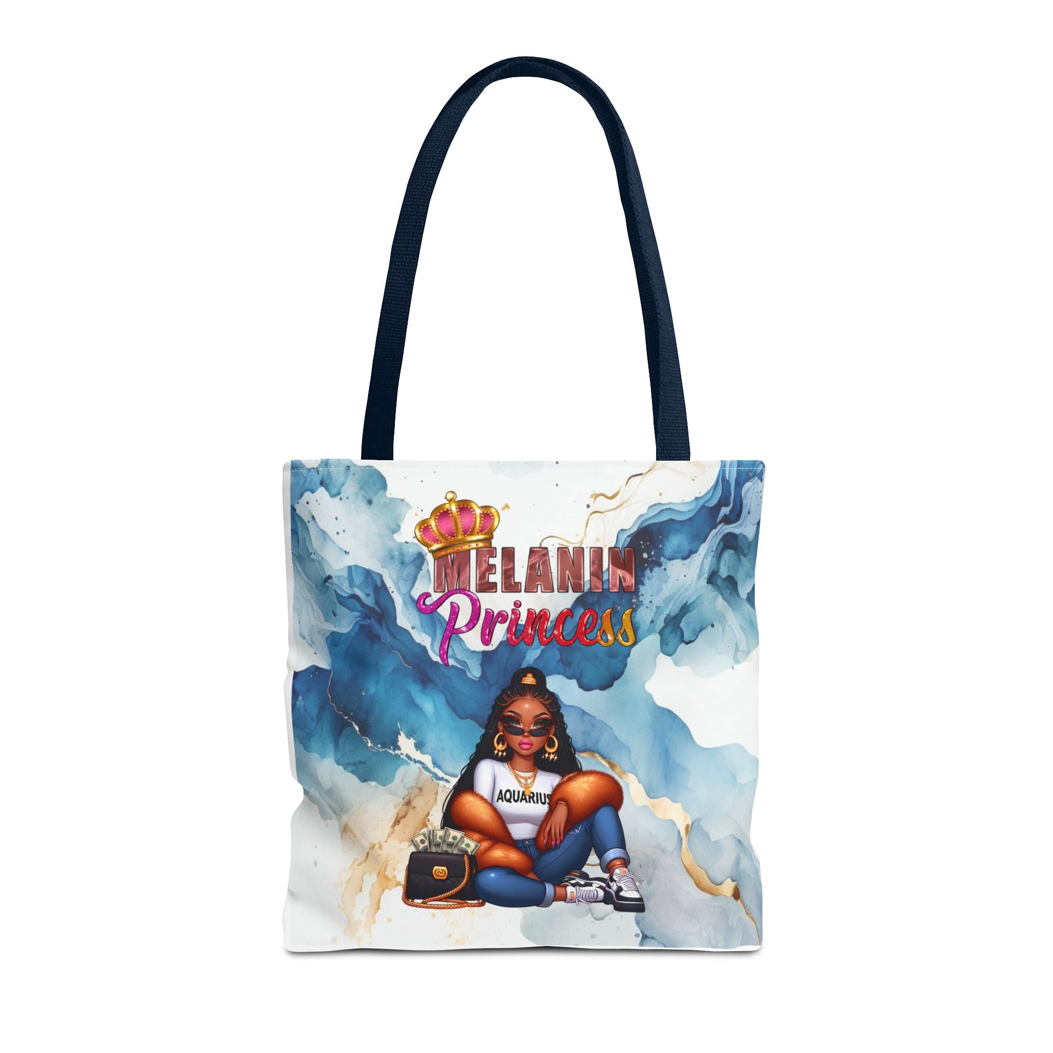 Melanin Princess Tote — Aquarius Edition