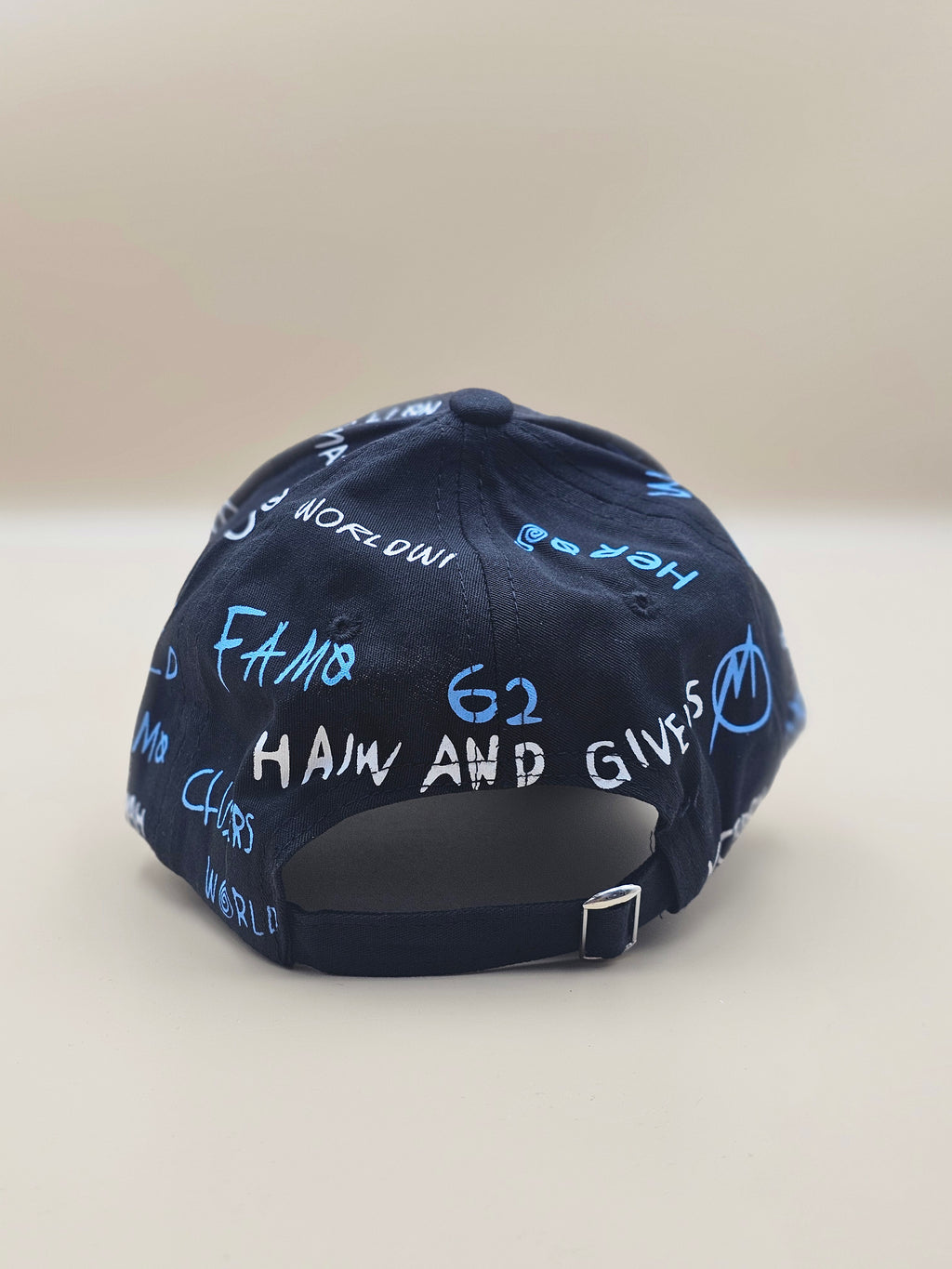 The "City Scribble" Cap – Black Graffiti Streetwear Hat
