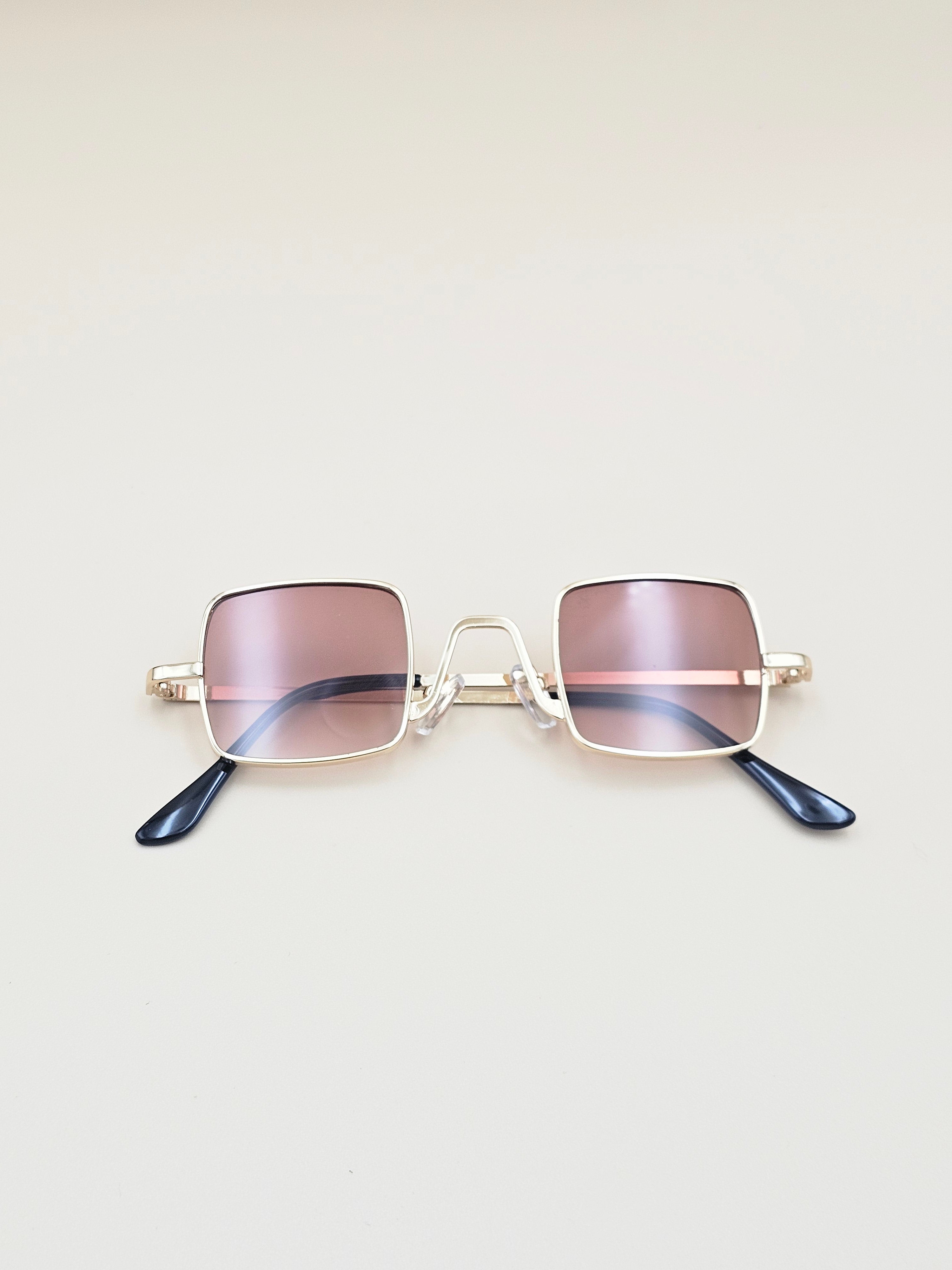 Retro Square "Jelly" Sunglasses – Vintage Oversized Shades