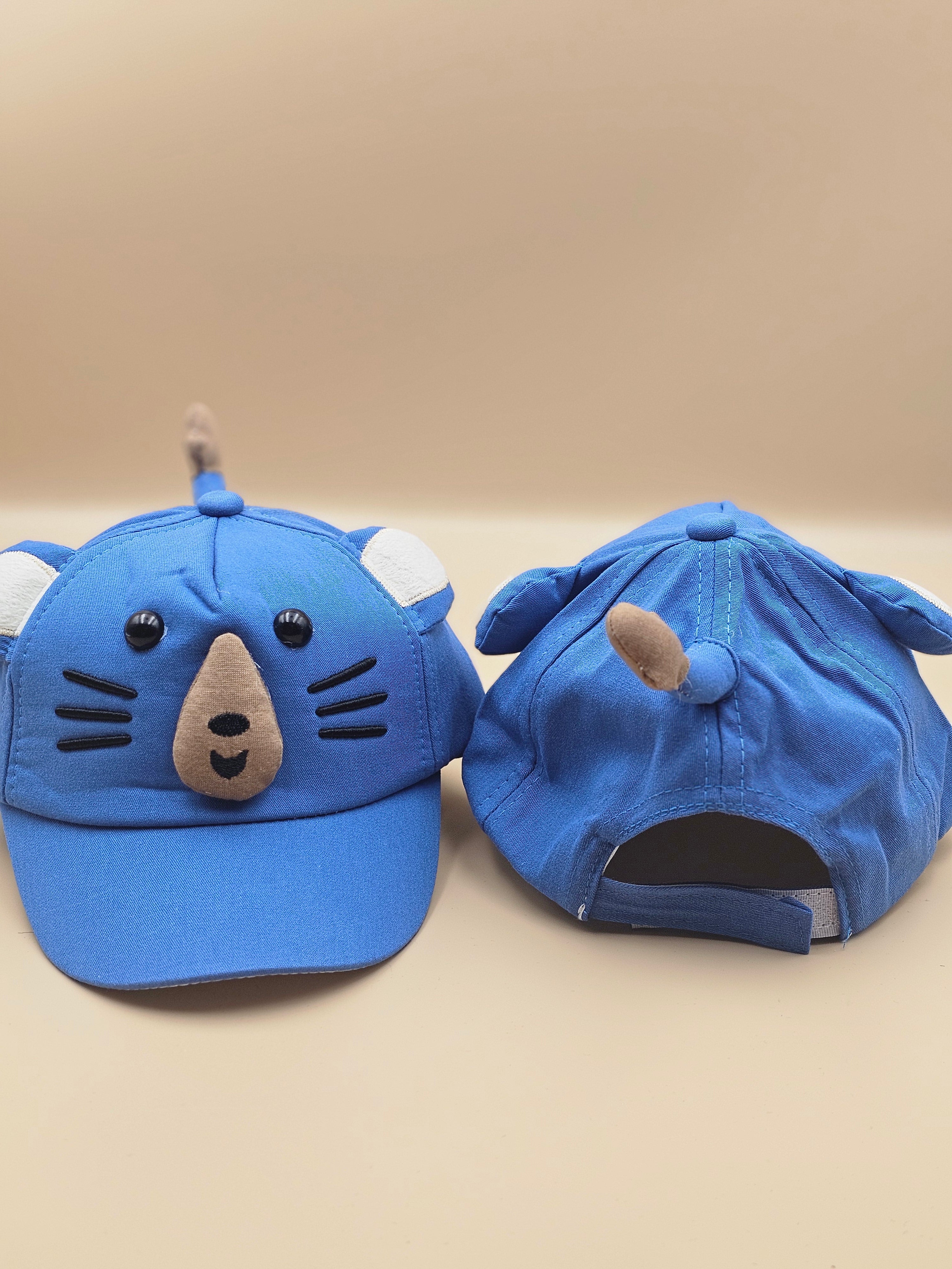 The "Blue Puppy Pal" Baseball Cap – 3D Ears Toddler Hat