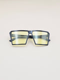 The "Big Boss" Flat Top Sunglasses – Chunky Rectangle Shades