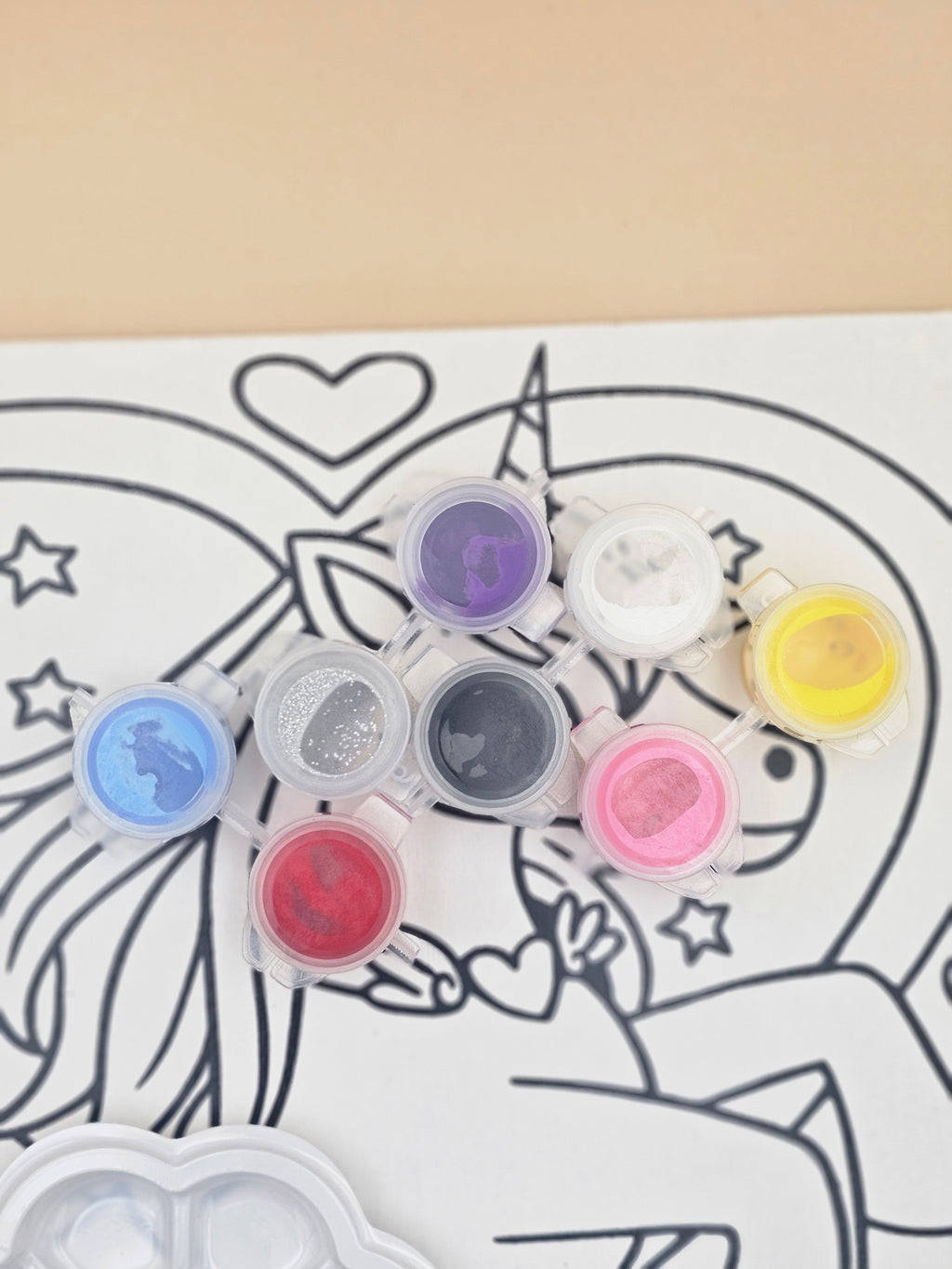 "I Am Loved" Unicorn DIY Paint Kit | Positive Affirmation Canvas Art for Kids