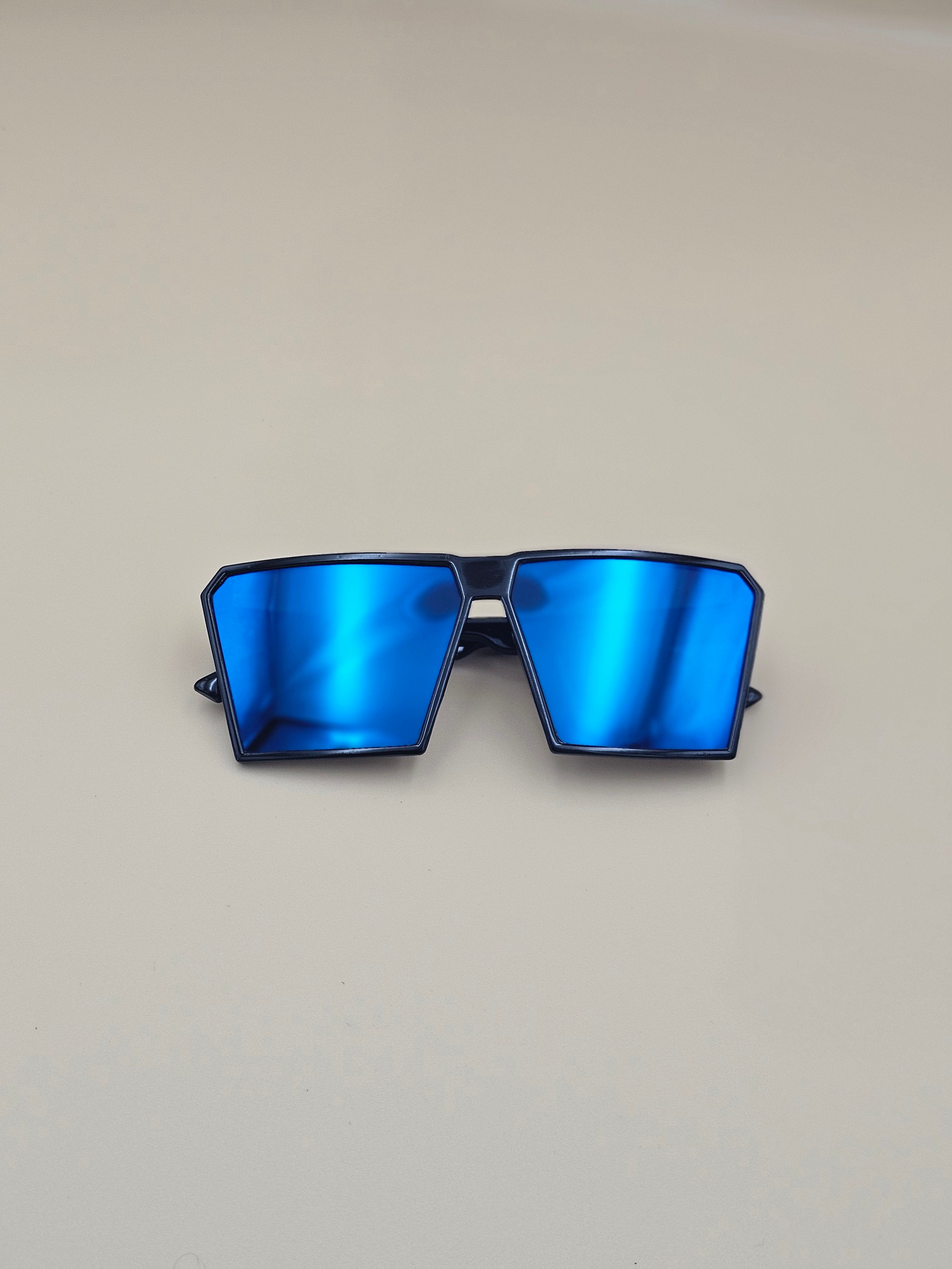 The "Big Boss" Flat Top Sunglasses – Chunky Rectangle Shades