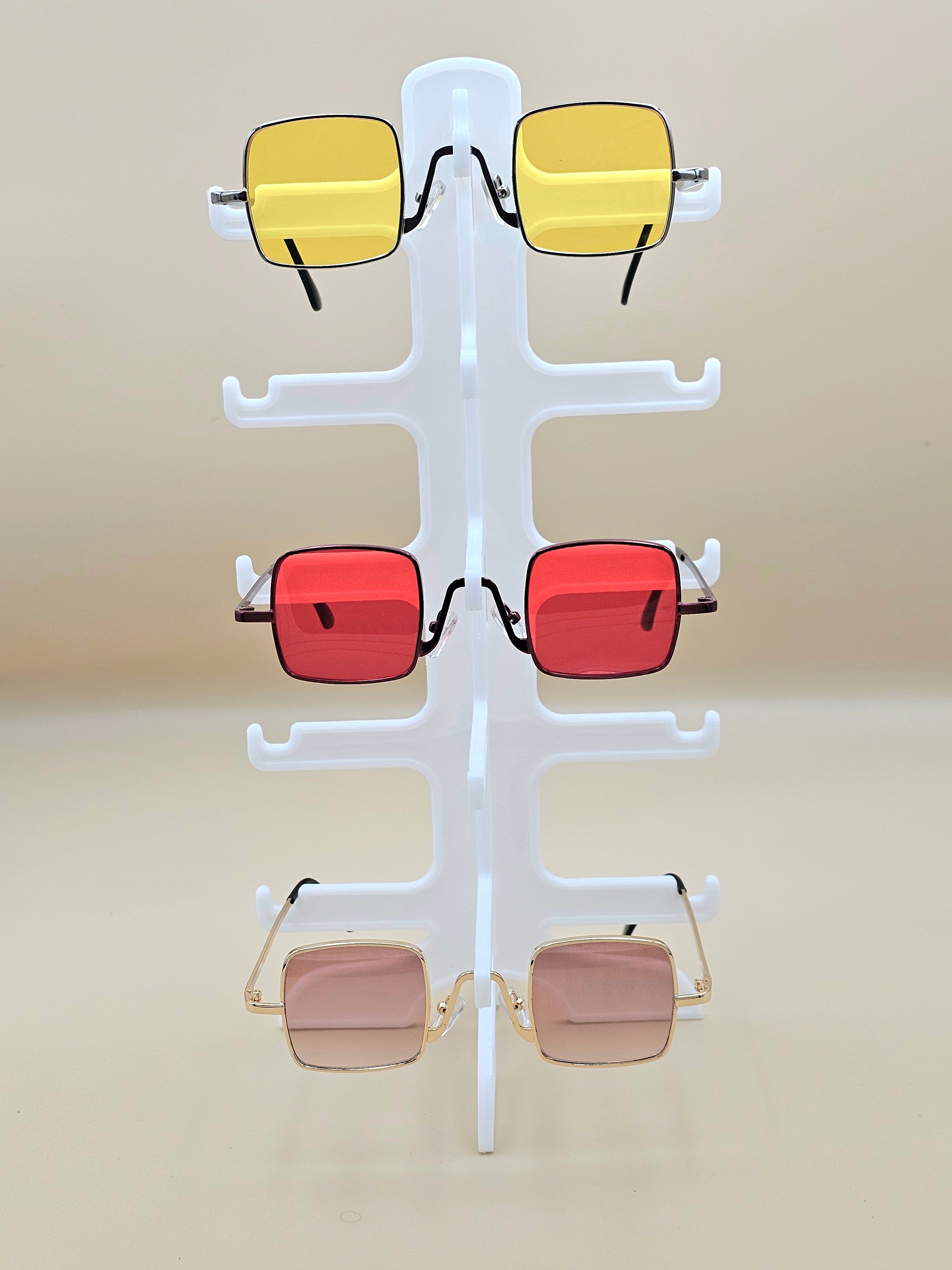 Retro Square "Jelly" Sunglasses – Vintage Oversized Shades