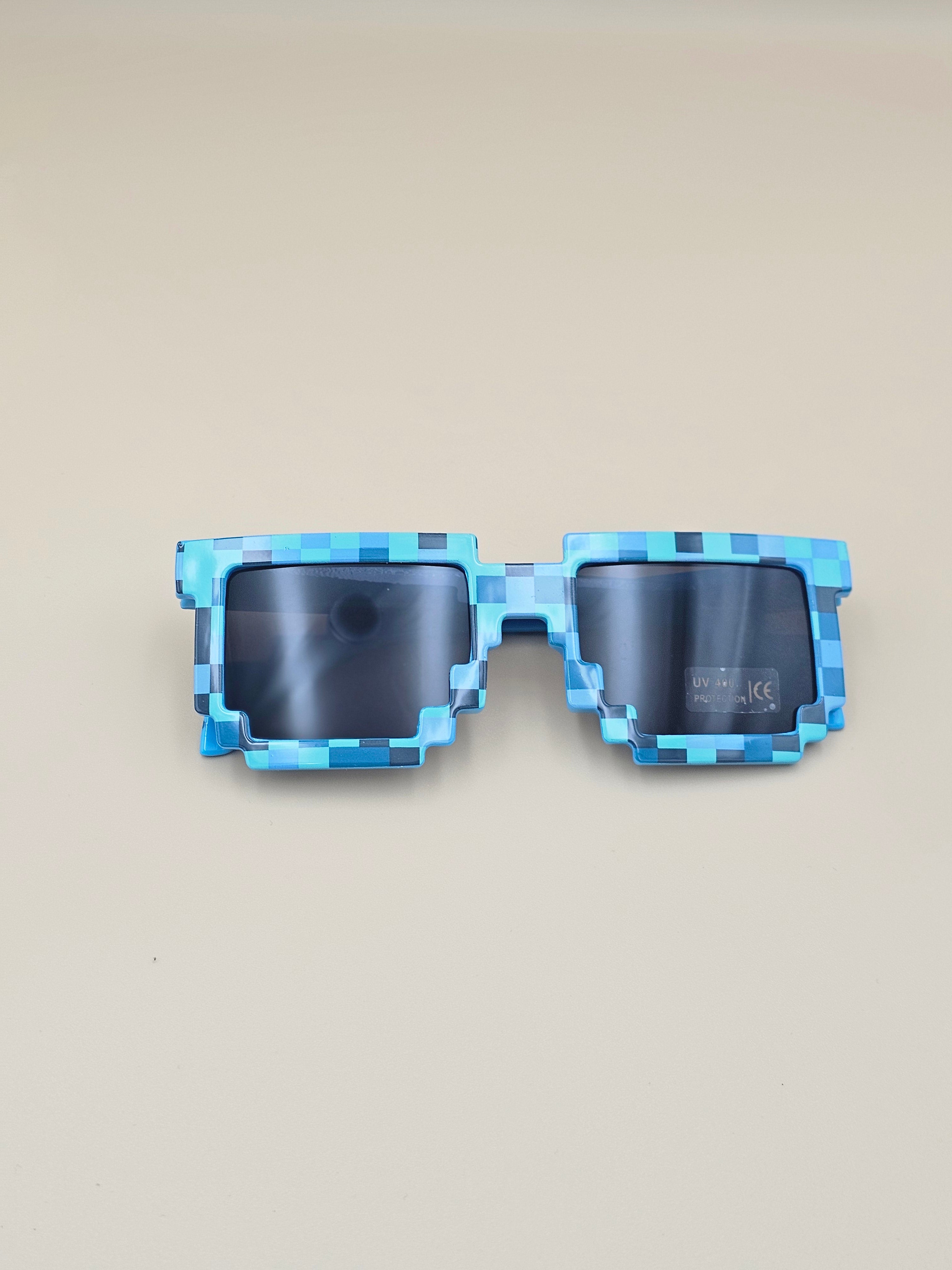The "8-Bit" Gamer Sunglasses – Mosaic Pixel Shades