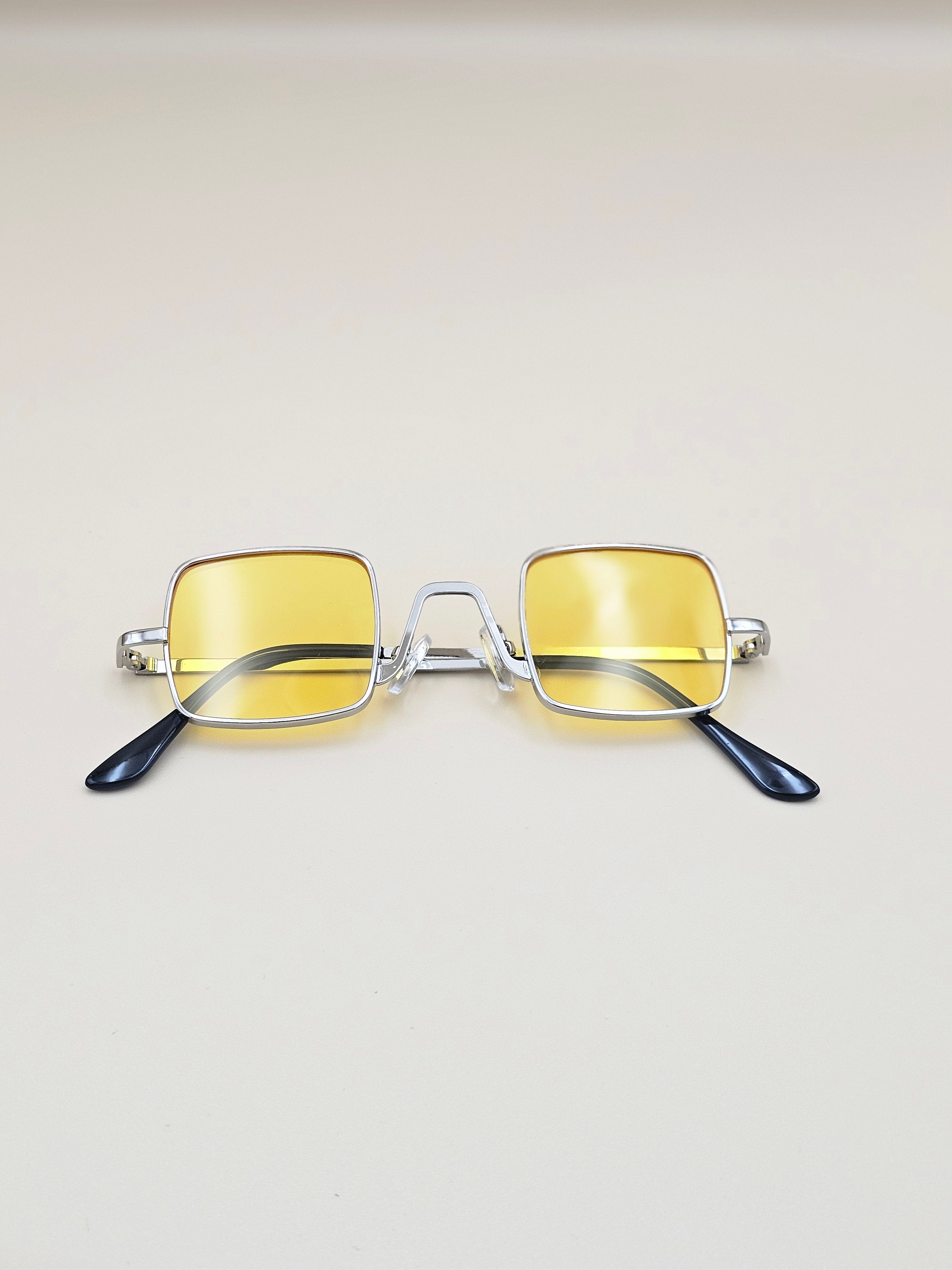 Retro Square "Jelly" Sunglasses – Vintage Oversized Shades