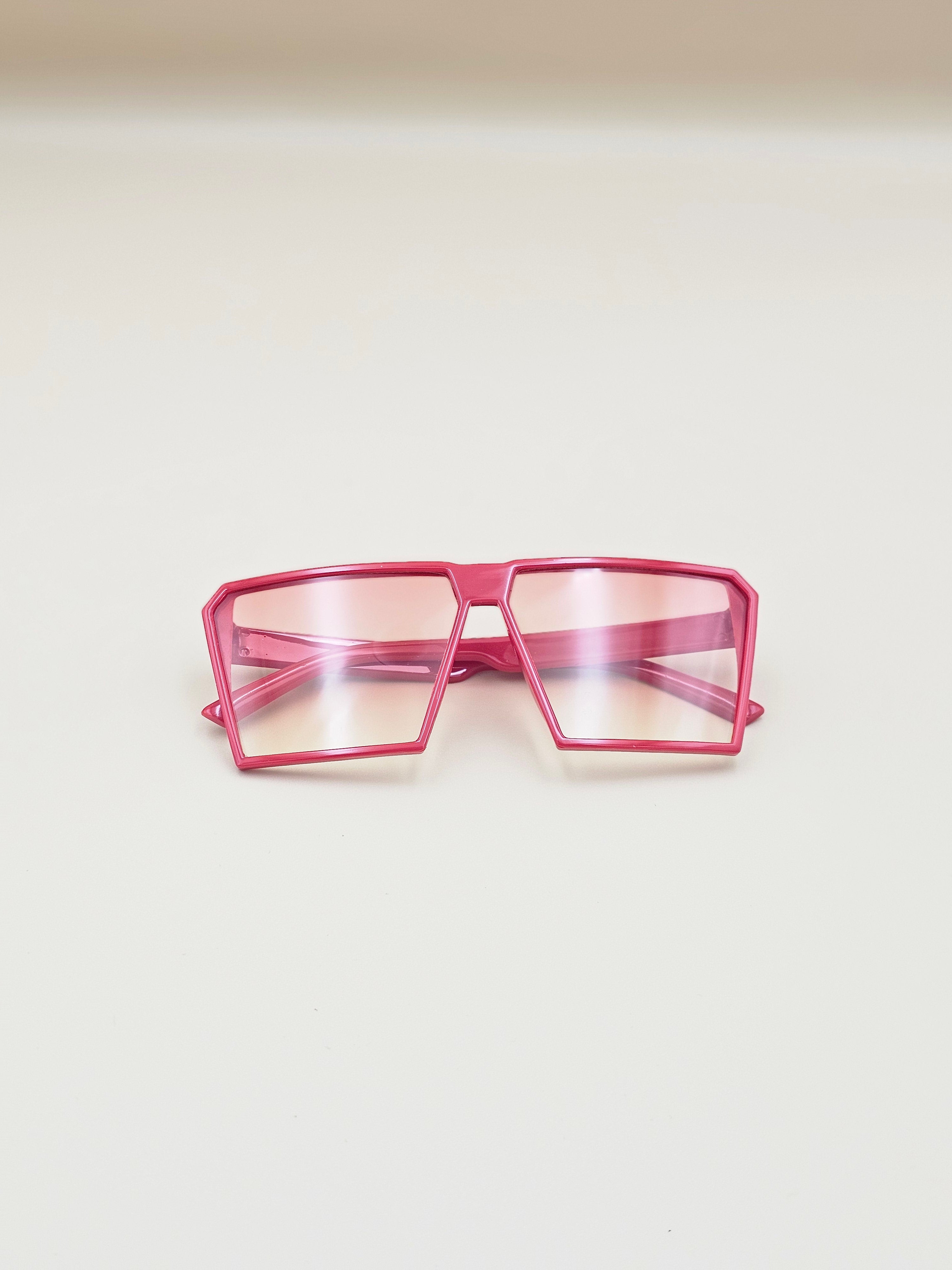 The "Big Boss" Flat Top Sunglasses – Chunky Rectangle Shades