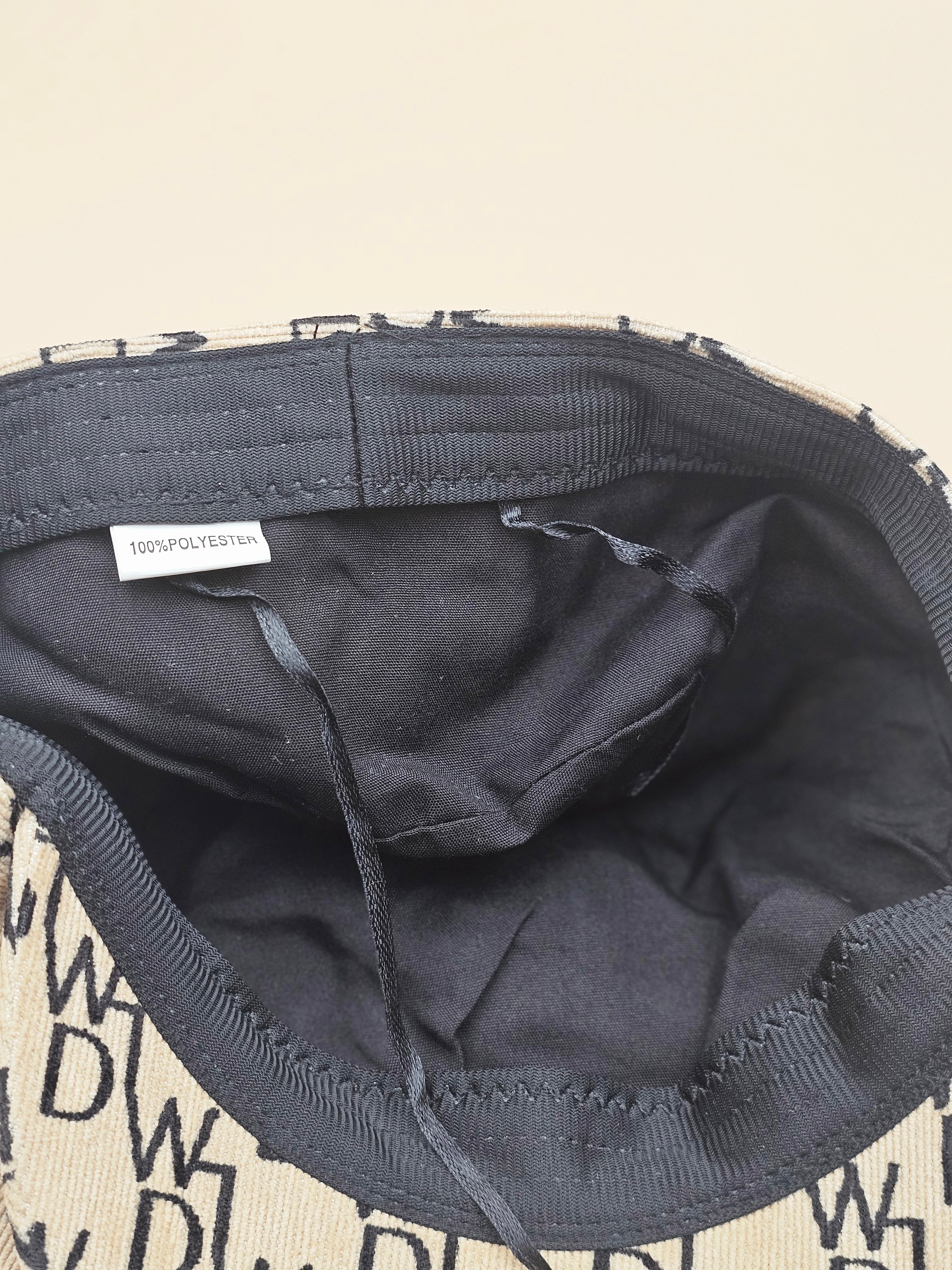 The "Mini Fashionista" Newsboy Cap – Monogram Print Hat