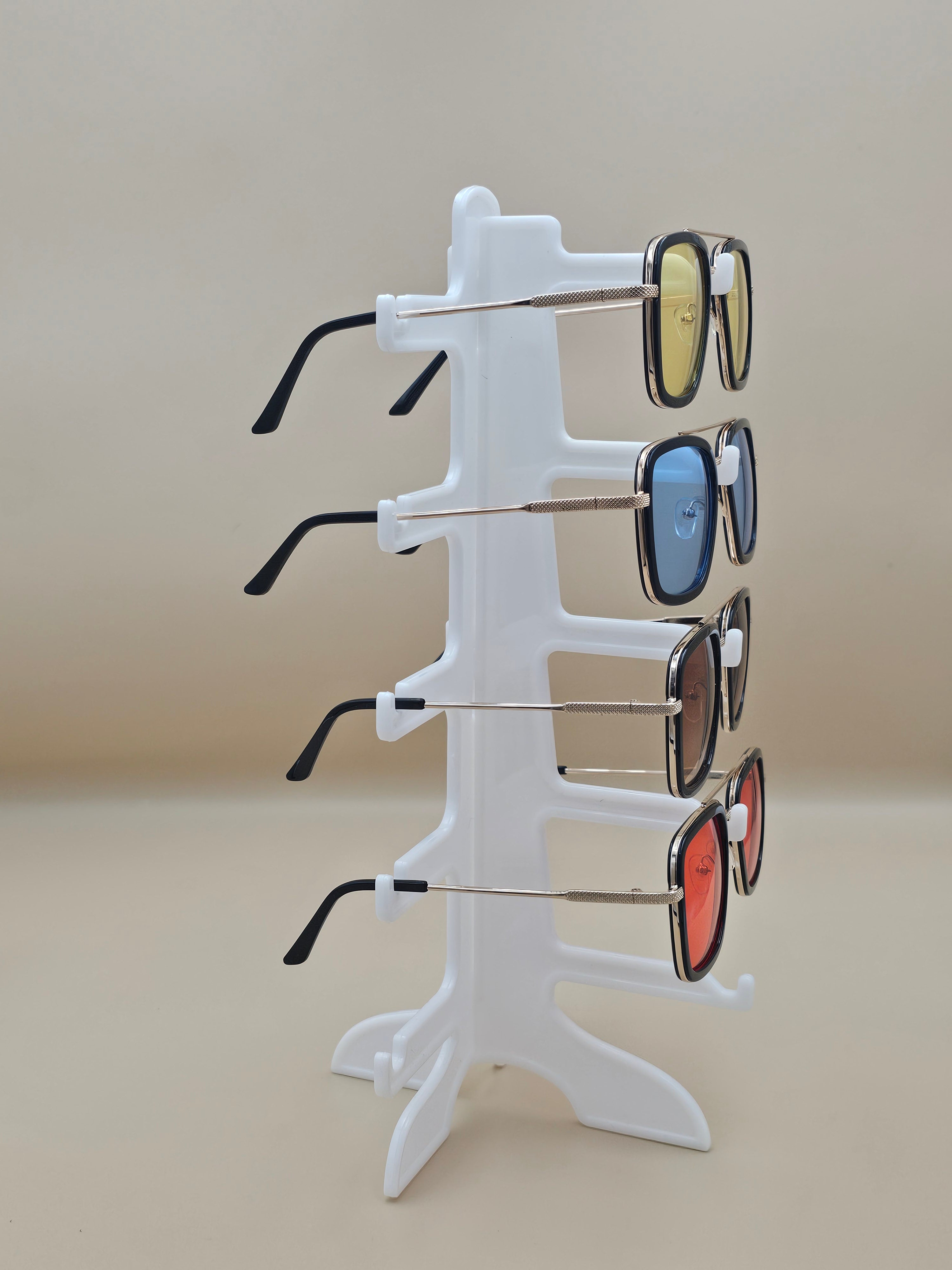 Geometric Glam Sunglasses – Oversized Metal Frame Shades