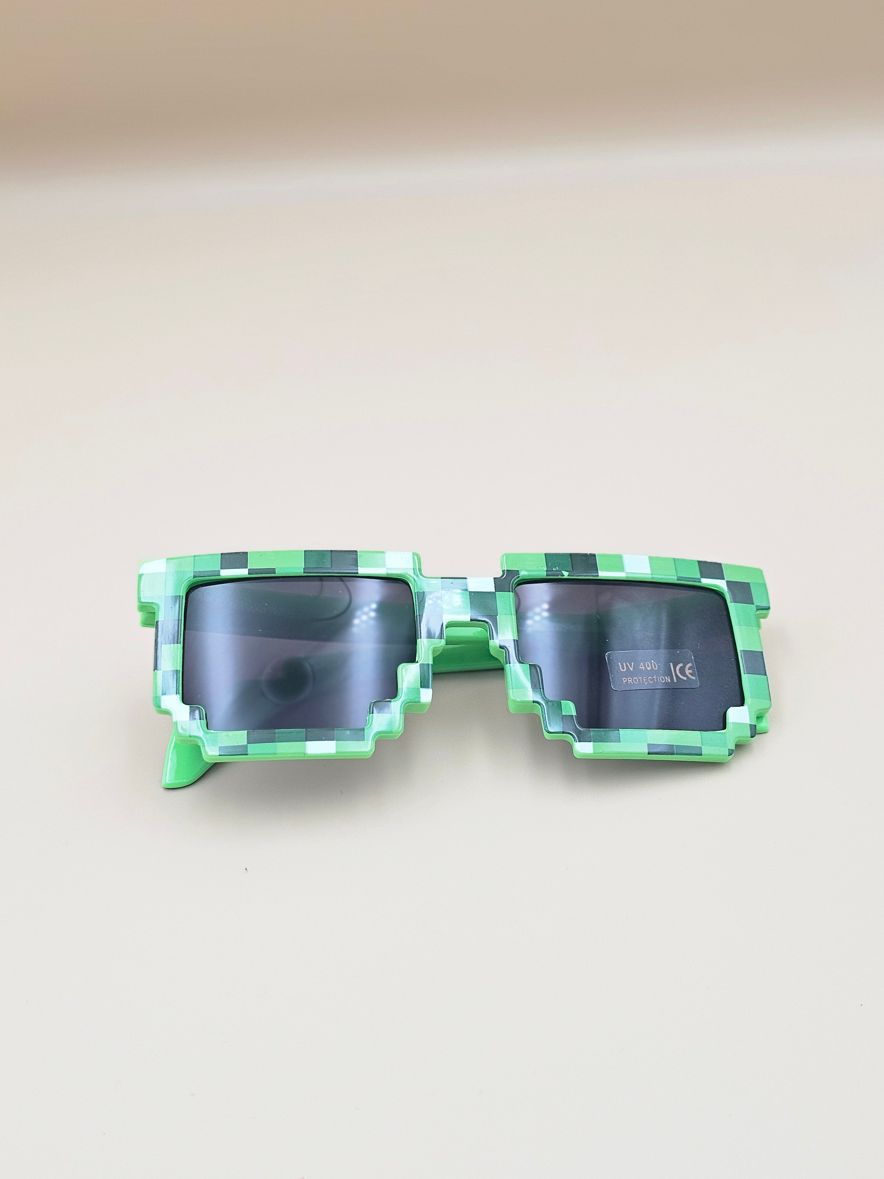 The "8-Bit" Gamer Sunglasses – Mosaic Pixel Shades